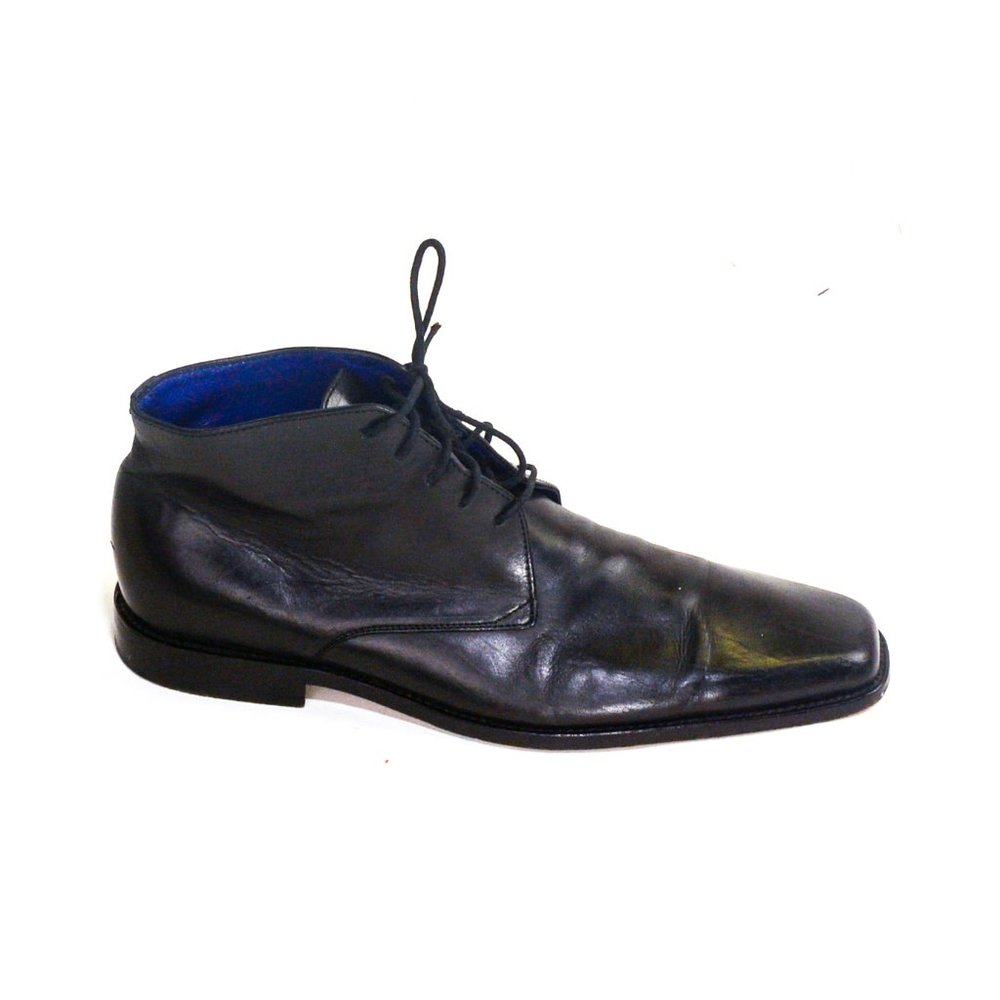 Vintage KENZO ankle boots with signature blue interior!